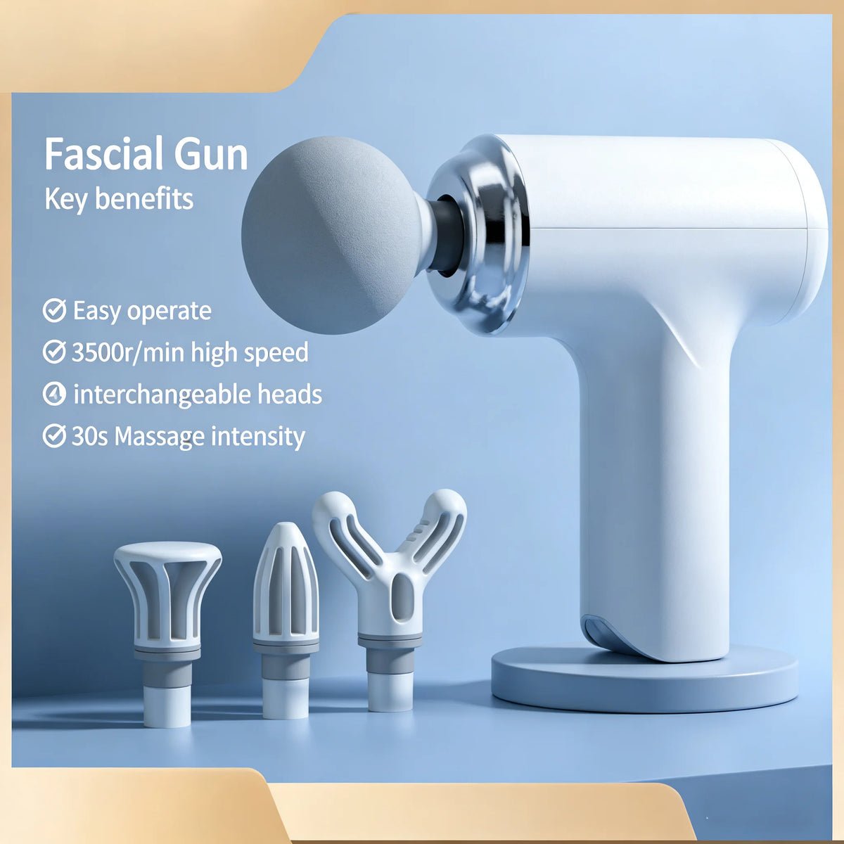 Peak State Portable Massage Gun — Deep Tissue Muscle Relief.